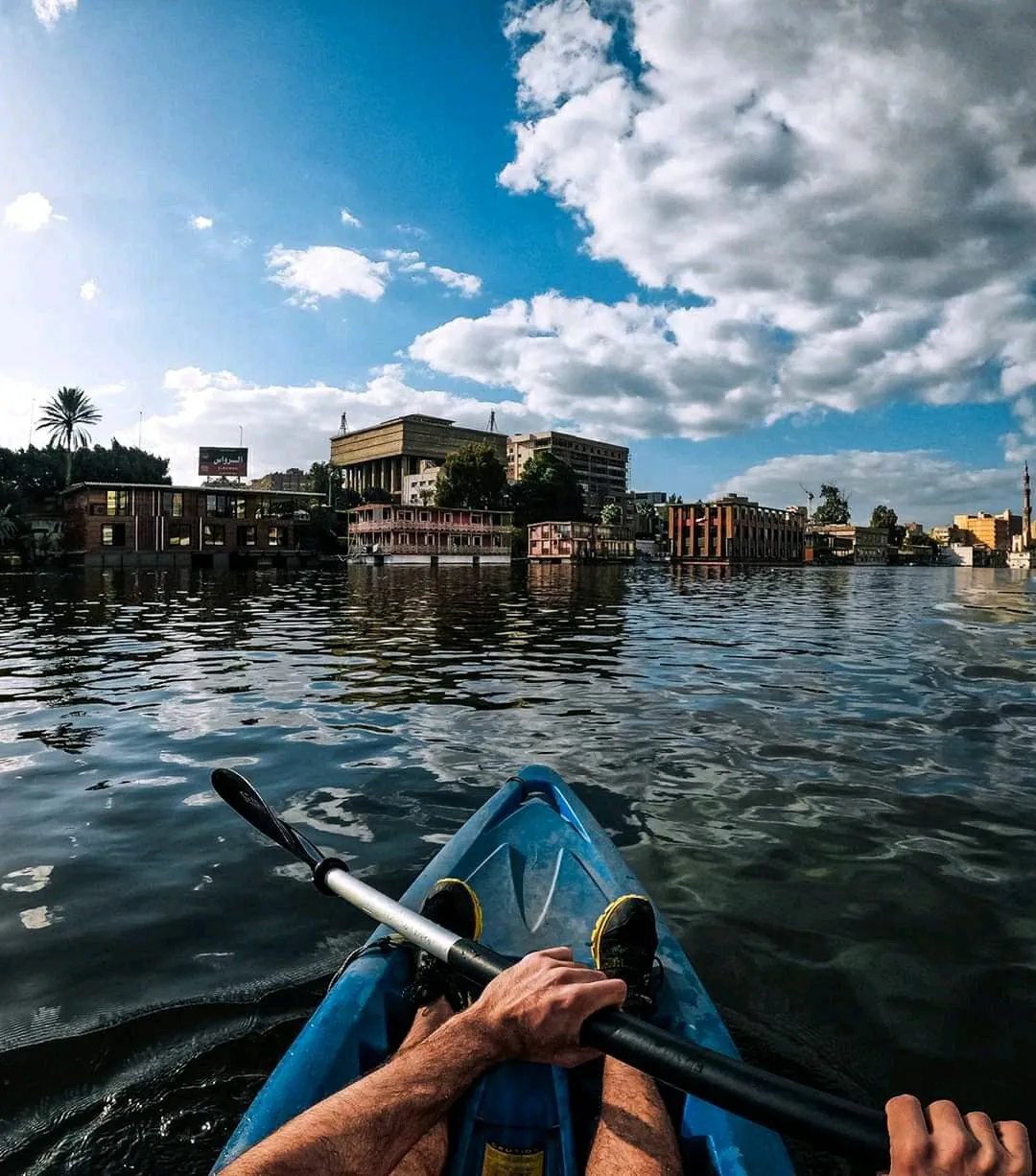 Kayak Over the Nile
